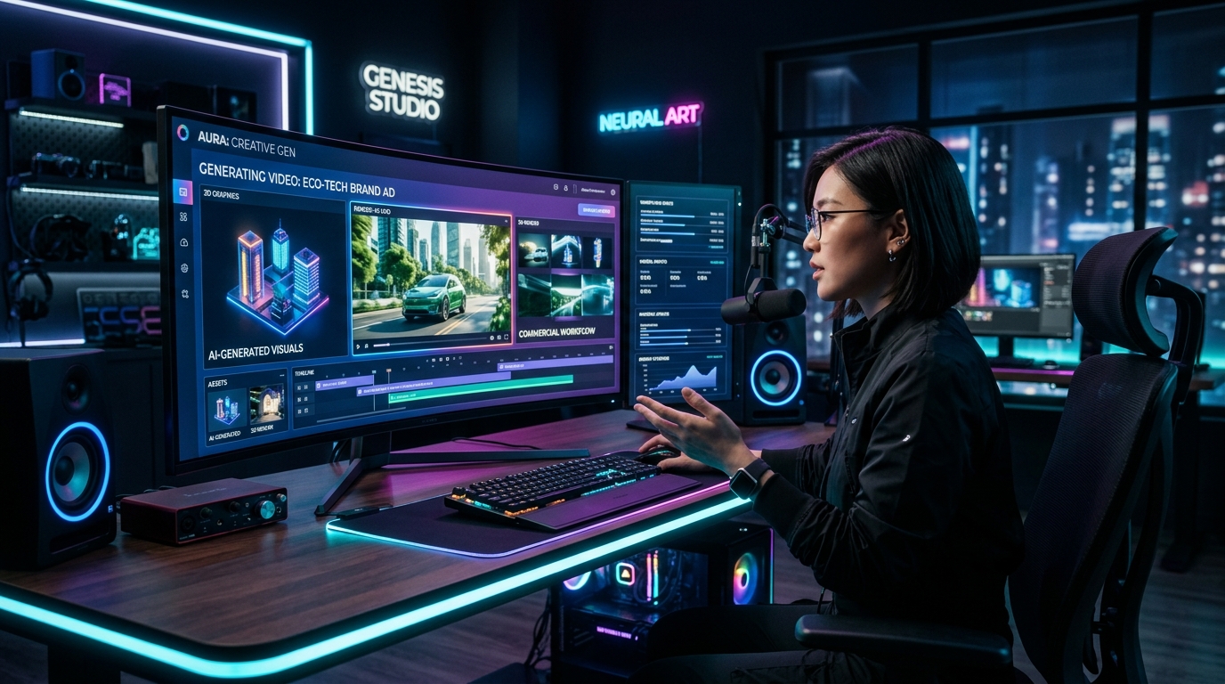 Digital Creator using AI Interface
