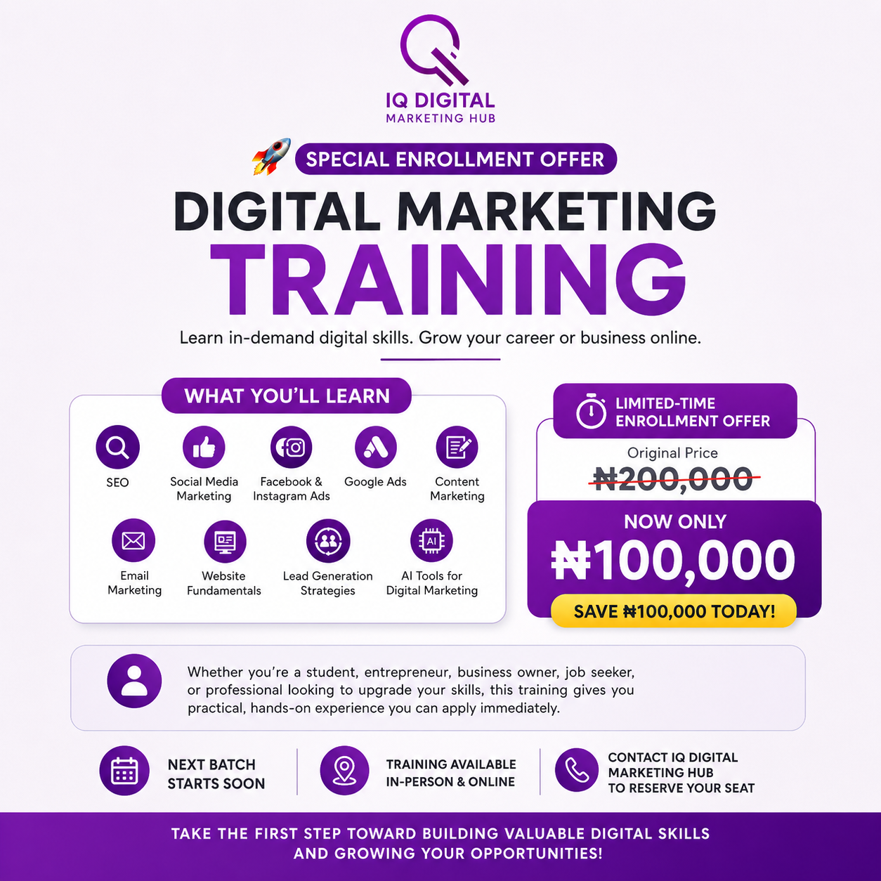 Build Your Career in Web Development & Digital Marketing